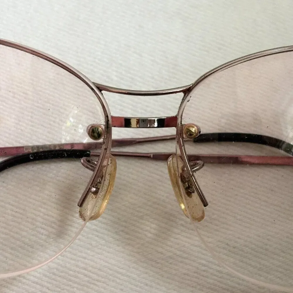VTG TURA Half Rim Glasses Frames 70s 80s Made in Japan